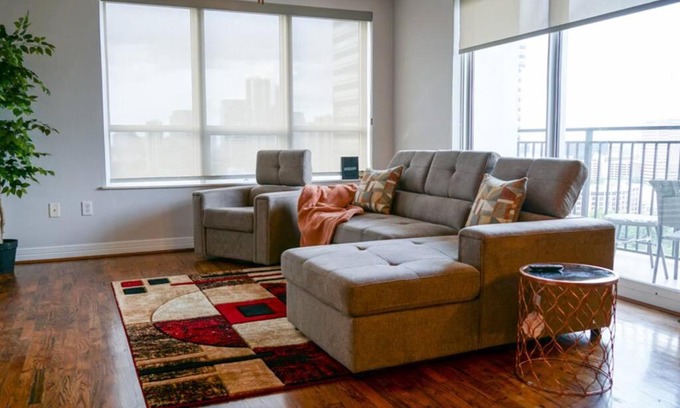 Uptown Apartment | Galleria Houston: Delightful Views with Private Balcony