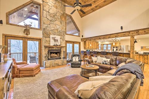 Elk Park House | Welcoming Elk Park Lodge: Game Room & Fire Pit Await!