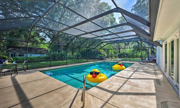 Bearss Plaza House | Ideal Lutz Family Retreat with Pool and Game Room Awaits!