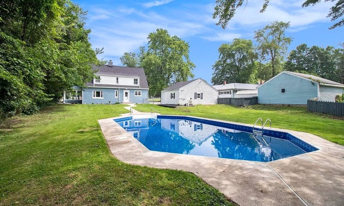 Saint Marys  Saint Joseph County House | Experience GameRoom Bliss with Pool & King Bed Retreat