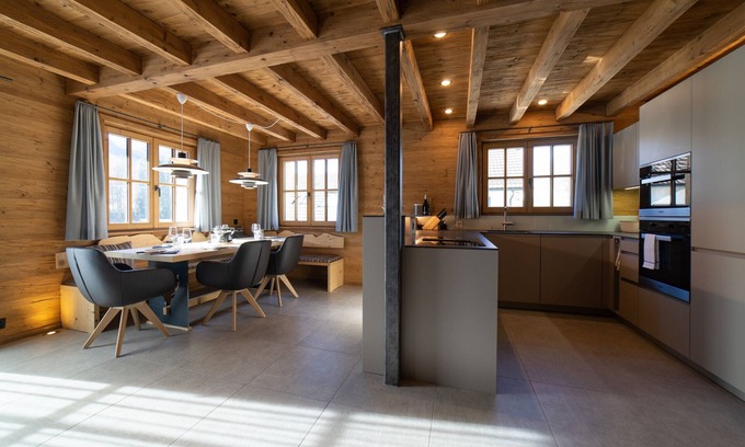 Wildhaus Ski Chalet | Inviting Gamserrugg 6-Room Chalet with Scenic Mountain Views