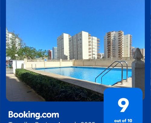Grau i Platja Apartment | Experience Gandía: Family-Friendly Hotel with Pool Access