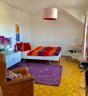 Basel City Centre Apartment | Beautiful Apartment with Balcony and Scenic Views