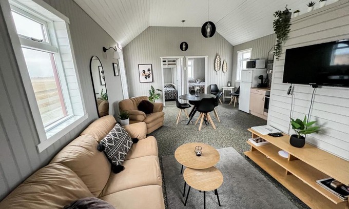 Gardur House | Garður Apartments: Pet-Friendly Stays with Breakfast Included