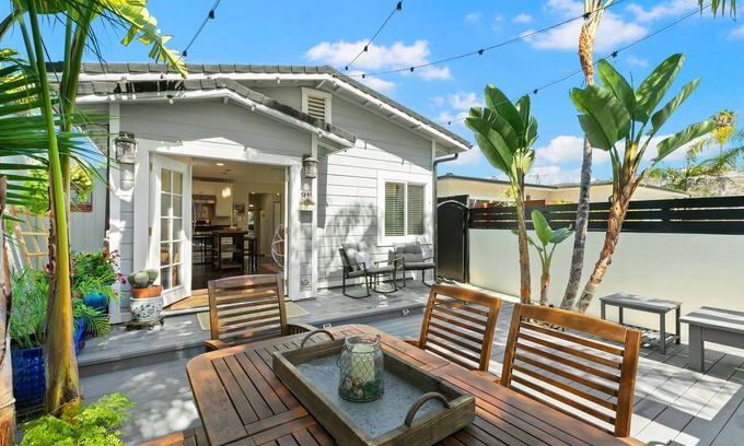 Capistrano Beach Apartment | Garabaldi Bungalow: Pet-Friendly Retreat with Private Patio
