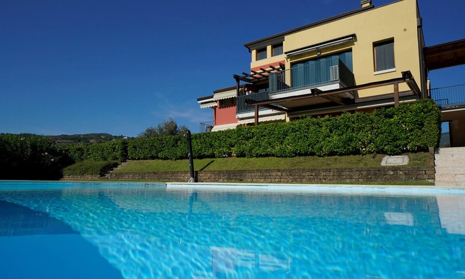 Garda Apartment | GardaLake BlueParadise: Scenic Lake Views and Pool Access