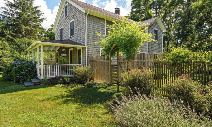 Coecles Harbor House | Garden Cottage Retreat: Ocean View & Landscaped Gardens