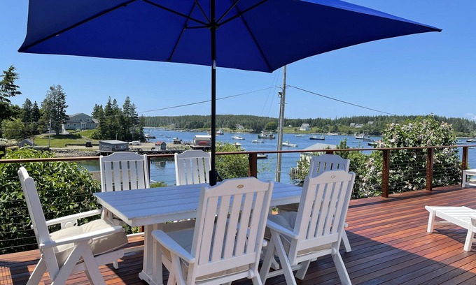 Port Clyde House | Gardenwalk Crest House: Pet-Friendly Retreat with Ocean Views