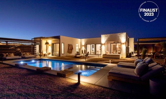 Yucca Valley Villa | Exquisite Desert Villa with Pool & Spa for Intimate Weddings