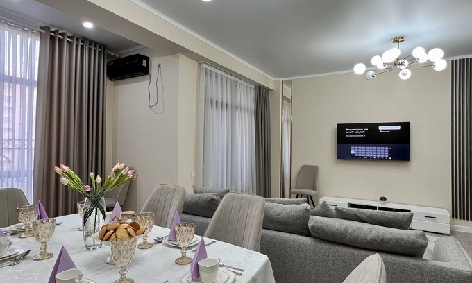 Bishkek Condo | Gateway to Authentic Bishkek: Family-Friendly Comfort