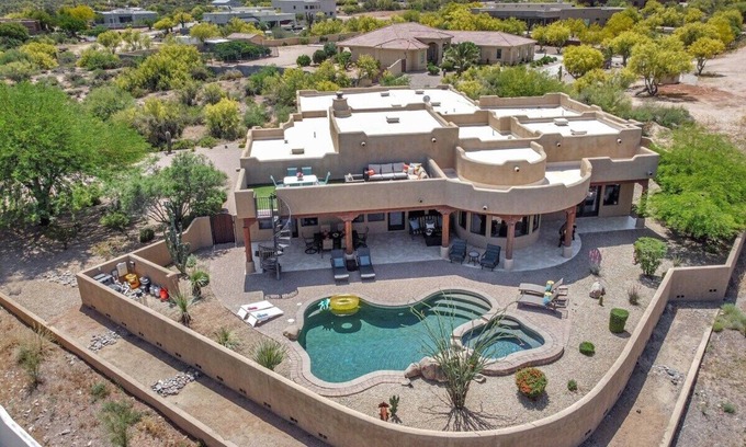 Rio Verde Foothills House | Exceptional Rio Verde's Gelderland with Heated Pool & Spa