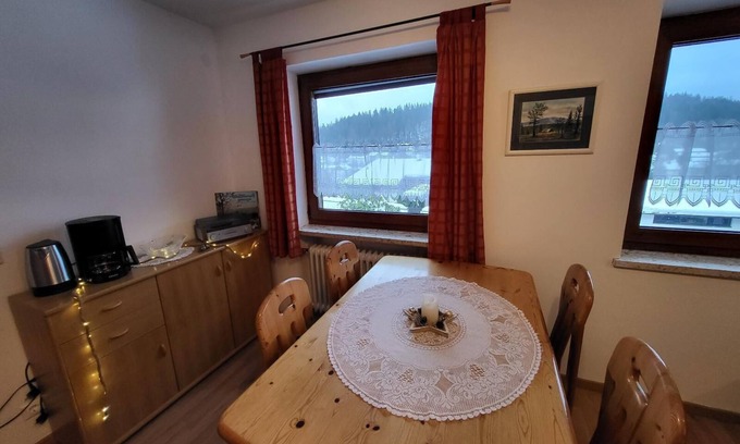 Bayerisch Eisenstein Apartment | Cozy Apartment with Garden, Fireplace & Family-Friendly Perks