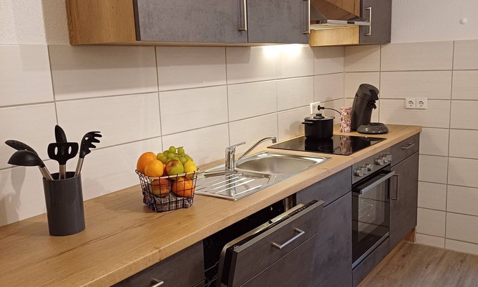 Emmingen-Liptingen Apartment | Cozy Vacation Apartment with Fireplace and Pool Access