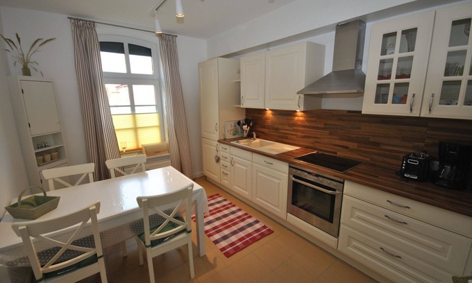 Otterndorf Apartment | Cozy Retreat in Otterndorf's Historic City Center
