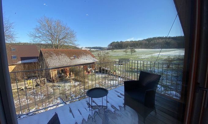 Ueberlingen Apartment | Cozy Vacation Apartment with Balcony on Organic Farm