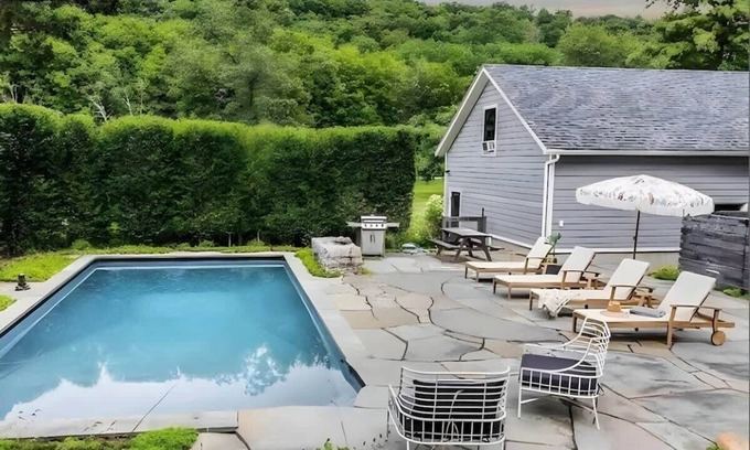 Hudson House | Gemini House: Historic Farmhouse with Pool in Hudson