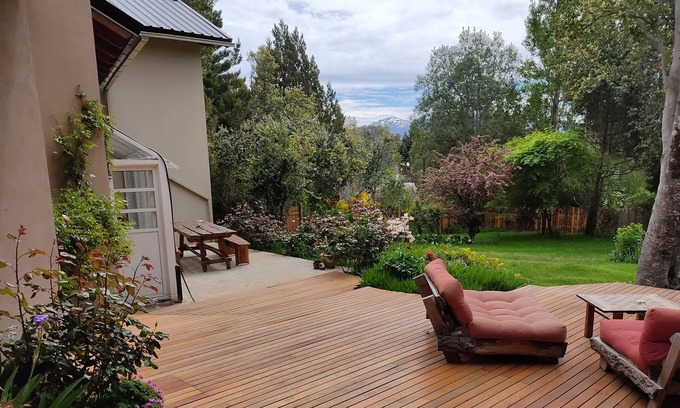 San Carlos de Bariloche Ski Chalet | Experience Forest Serenity Under a Starry Sky