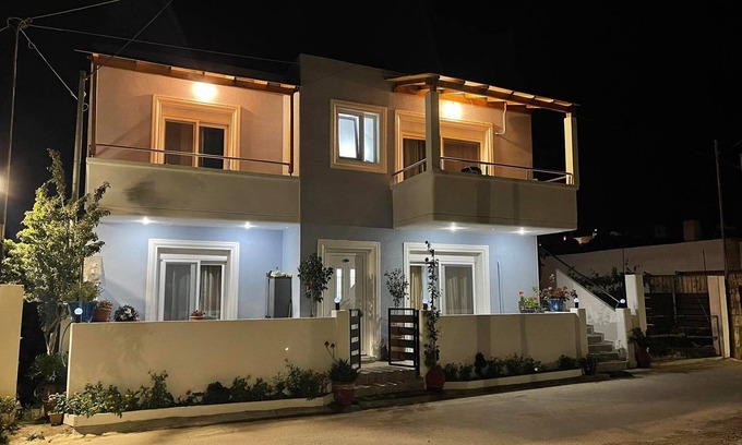 Gennadi Apartment | Family-Friendly 2-Bedroom Apartment in Rhodes with Kitchen