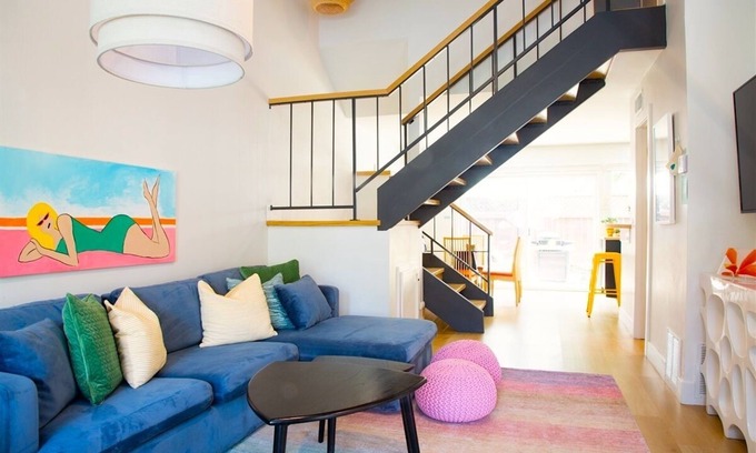 Solana Beach House | Trendy Geometric Loft with Pool, Spa & Pet-Friendly Perks