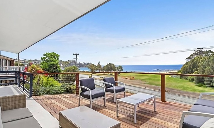 Malua Bay House | Oceanfront Living at George Bass Drive 569 for Families