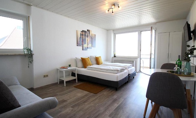 Wuerzburg Apartment | Family-Friendly City Apartment with Garage and Balcony