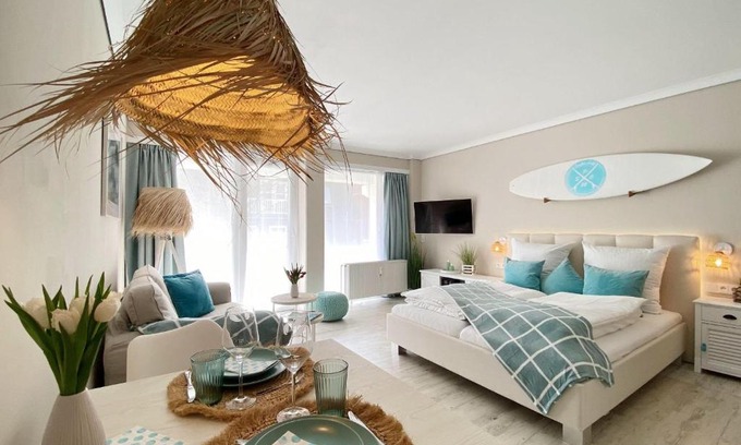 Bad St. Peter-Ording Apartment | Germania-22: Family-Friendly Retreat with Pool Access