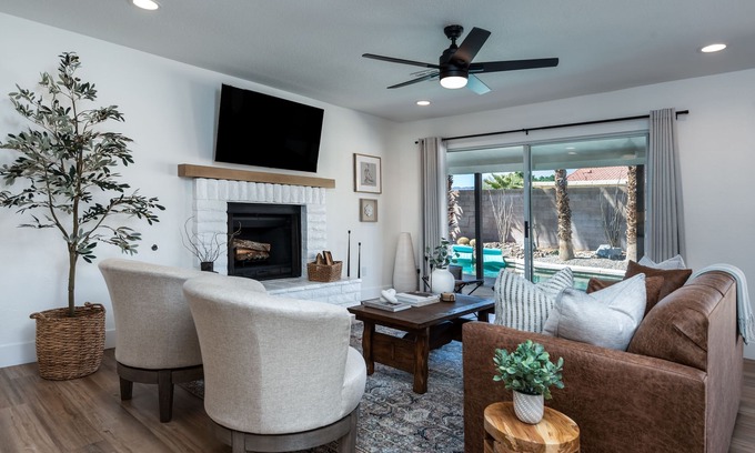 Bermuda Dunes House | Relax at Bermuda Dunes Pool/Spa RVC-1088: Rated 10/10
