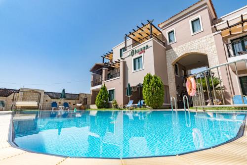 Almyrida Apartment | Discover Gianna Apartments: Family-Friendly with Pool Access