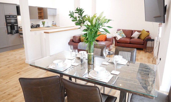 Newland Near Ulverston Apartment | Relaxing Gill Gardens Barn with Hot Tub & Family Amenities