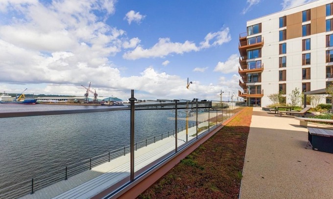 Gillingham Apartment | Gillingham's Best: River View with Kitchen & Netflix Access