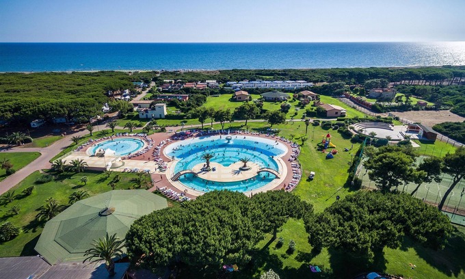 Marina di Montalto RV Rental | Cozy Gitavillage California: Oceanfront Stay with Pool & Spa
