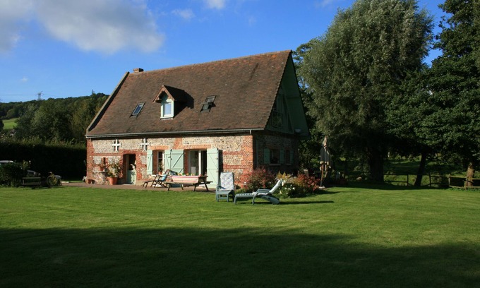 Saint-Aubin-le-Cauf House | Relaxing Gite 6 Pers La Bouverie with Pool & Breakfast