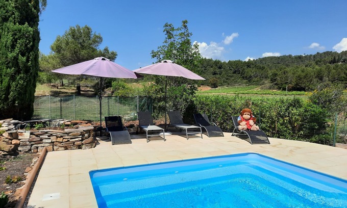 Cazedarnes House | Guest Rated 10/10 at Gite Charlrose with Private Pool & Spa