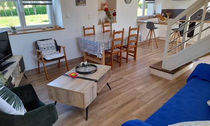 Plounevez-Lochrist House | Gite d'ODE VRAS: Oceanfront Retreat Just 800m from Beach