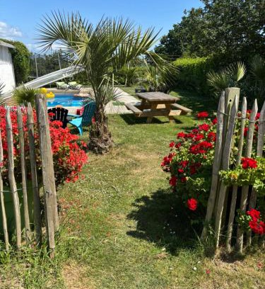 Plougonvelin House | Gite de Kernaet: Family-Friendly Stay with Pool & Ocean Views