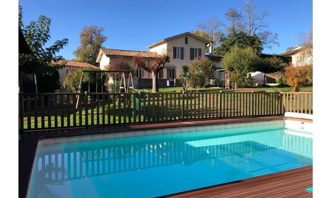 Auvillar House | Gite de Marchet: Ocean View Retreat with Private Pool