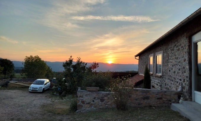 Vorey House | Mountain View Holiday Home 'Gîte Du Bachat' with Terrace