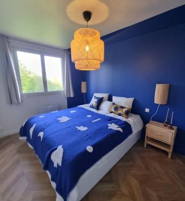 Saint-Josse Apartment | Family Retreat for 6 with King Bed & Pond View Near Touquet