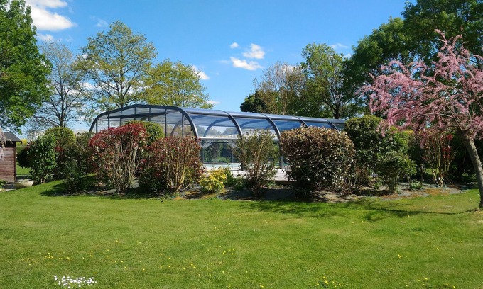 Saint-Augustin-des-Bois Cottage | Charming La Chevalerie: Ocean View with Pool & Breakfast