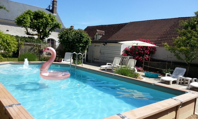 Saint-Georges-sur-Cher House | Gîte La Grange: Your Oasis by the Loire Castles
