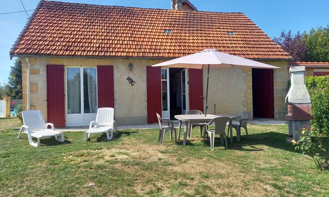 Saint-Andre-dAllas House | Gite La Salamandre: Ocean View Retreat with Spa & Breakfast