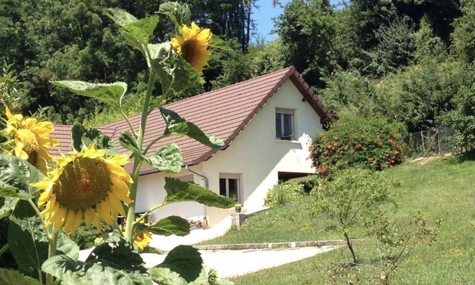 Voiteur House | Riverside Retreat at Gîte Les Isles - Pool & Breakfast Included