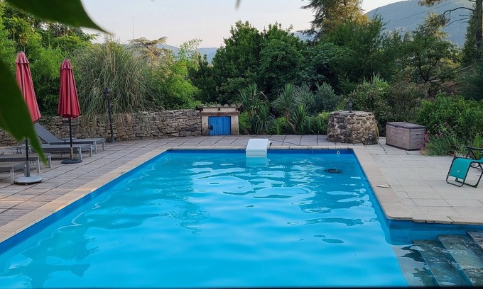 Gagnieres House | Relaxing Getaway at Gite Les Mimosas for 4 Guests