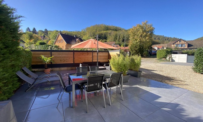 Ribeauville Cottage | Cozy Gite in the Heart of Alsatian Vineyard with Pool