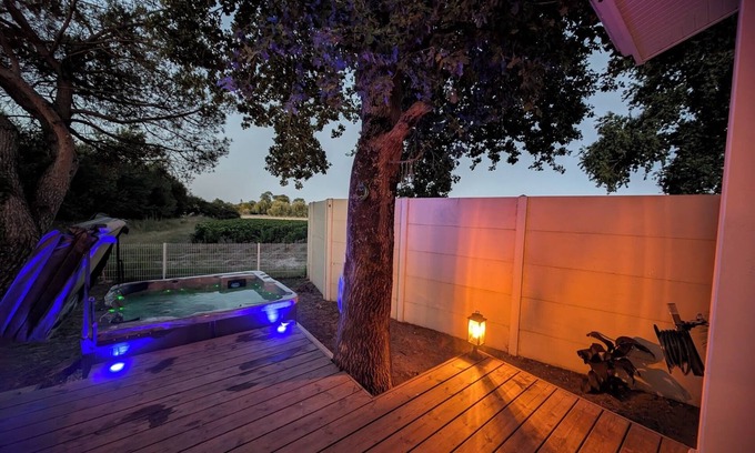 Cussac-Fort-Medoc House | Gîte with Jacuzzi Vineyard view