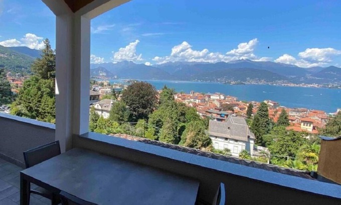 Stresa Apartment | Giulia Apt in Stresa: Breathtaking Lake View & Balcony