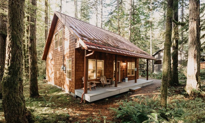 Glacier Cabin | Pet-Friendly Retreat: Glacier Springs Cabin #12 Awaits!