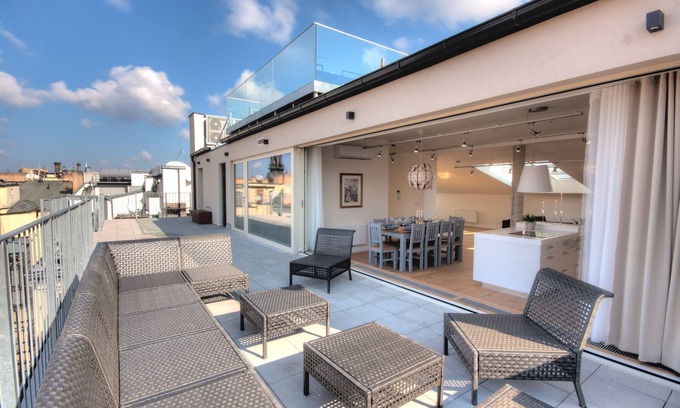 Nove Mesto Apartment | Elegant 5-Bedroom Retreat with Terrace in Prague Old Town