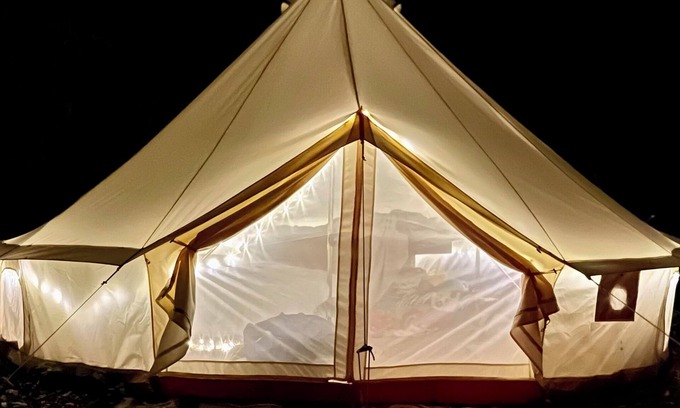 Niles Apartment | Relaxing Glamping Retreat with Kitchenette on Alpaca Farm