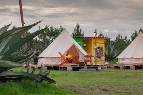 Nanacamilpa Other | Experience Glamping Octli: Family & Pet-Friendly Retreat